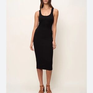 Wilfred Aritzia womans Blue Sleeveless midi Dress size M